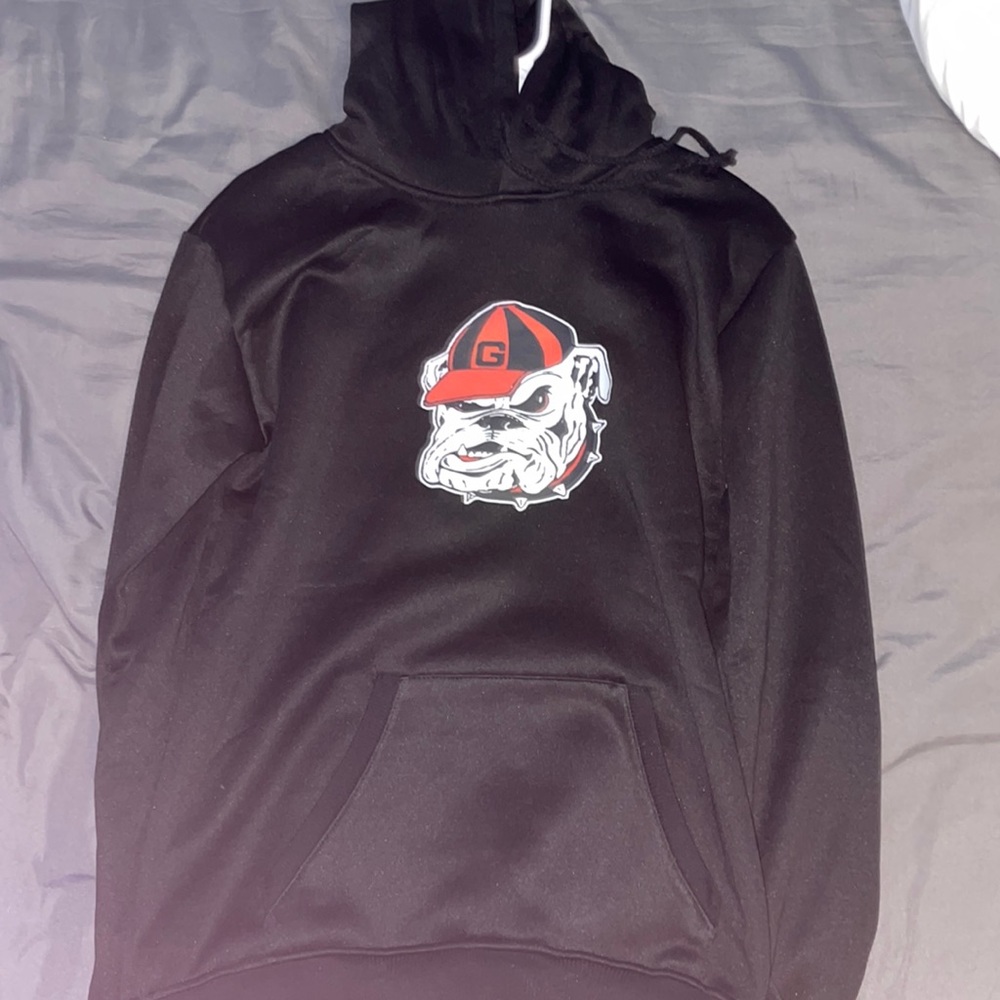 Black Georgia Bulldogs Hoodie, unknown brand. Never worn